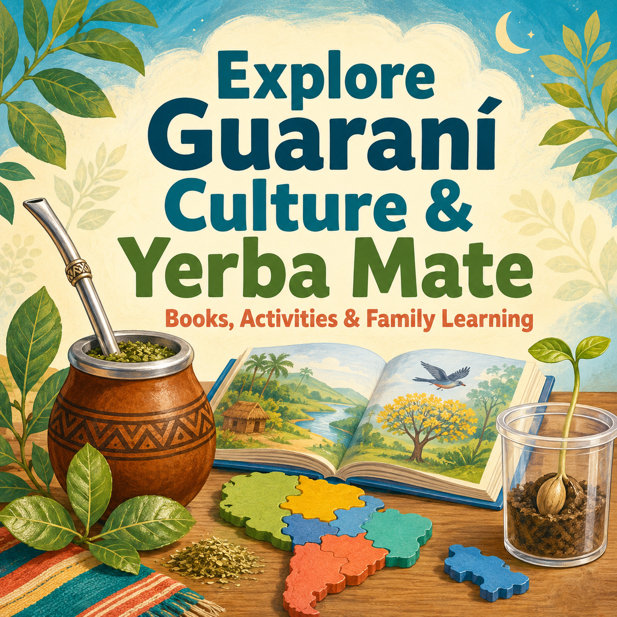 Explore Guaraní Culture and Yerba Mate: Books, Activities, and Learning Tools for Kids